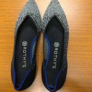 Rothy’s slate Metallic Points